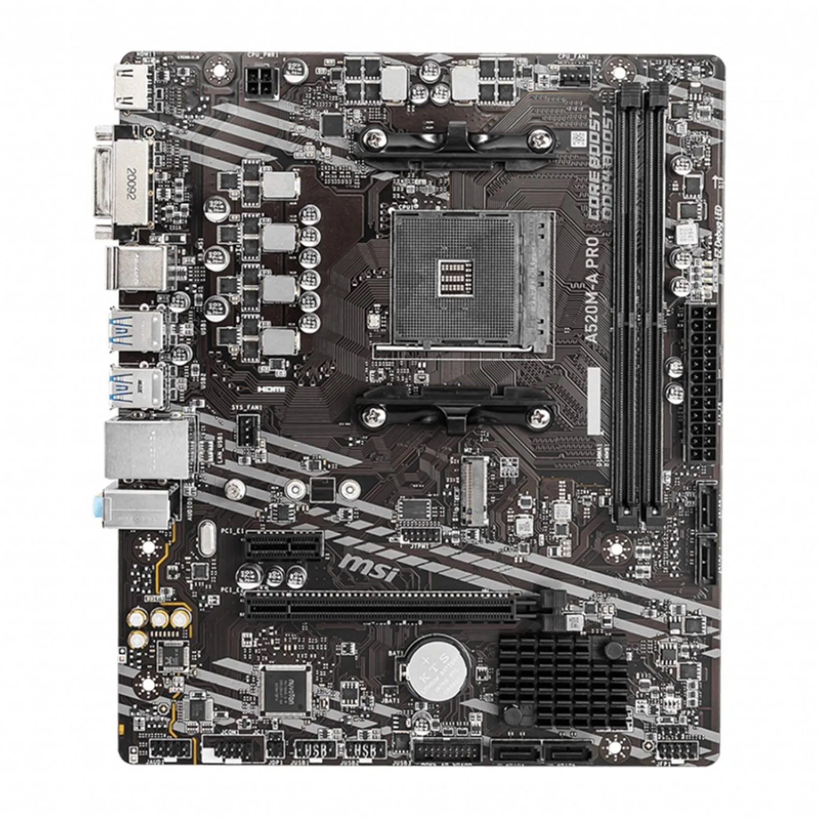 Материнская плата MSI A520M-A PRO (AM4, mATX)