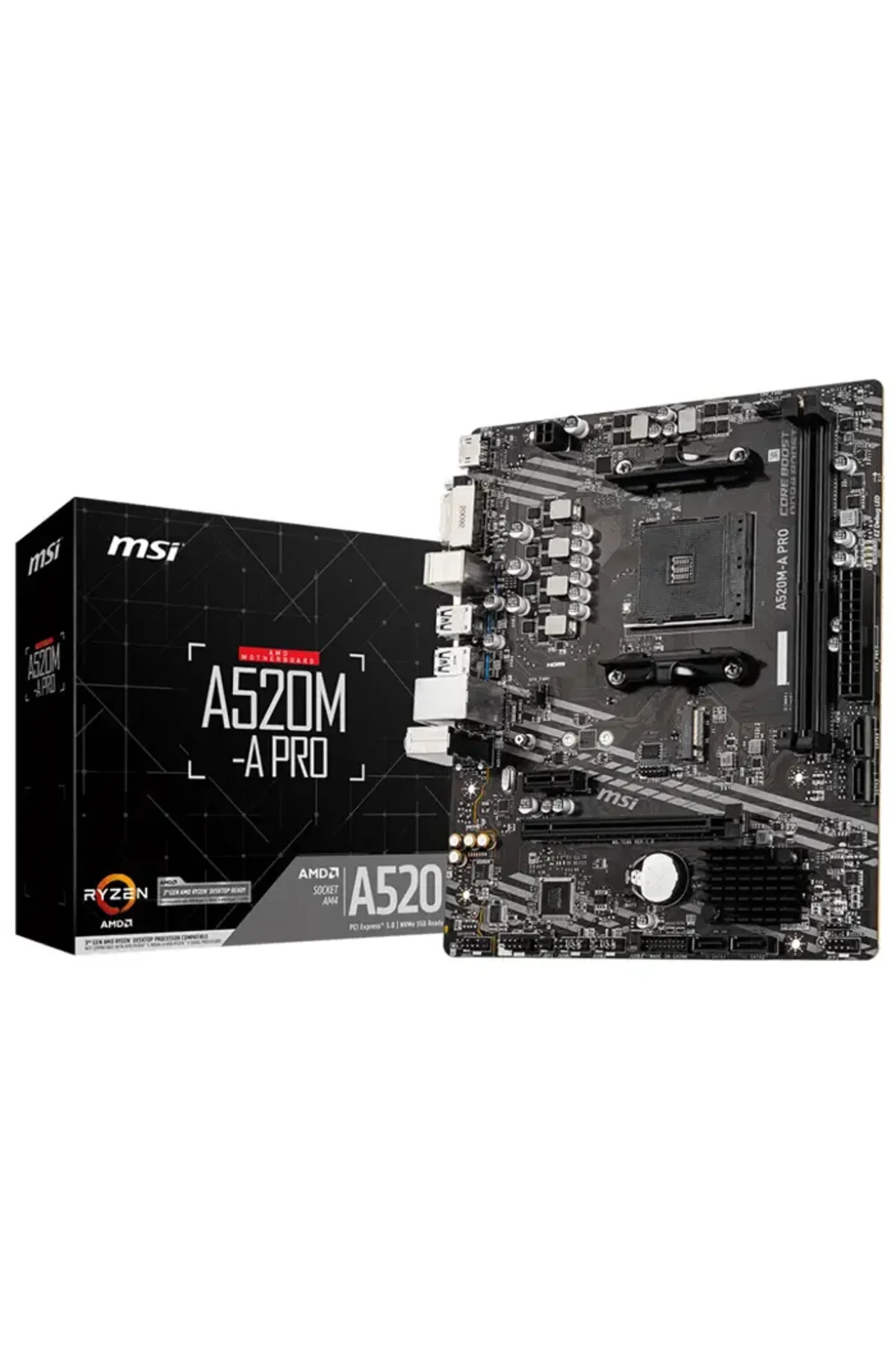 Материнская плата MSI A520M-A PRO (AM4, mATX)