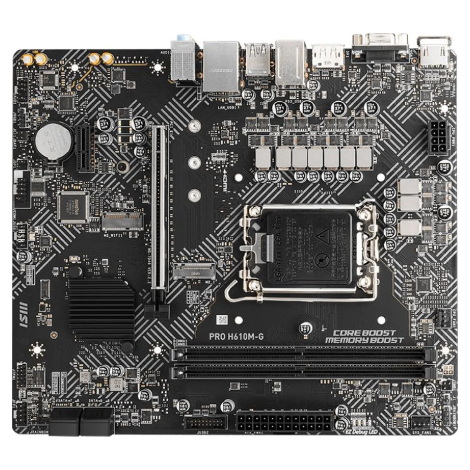 Материнская плата MSI PRO H610M-G (LGA1700, mATX)