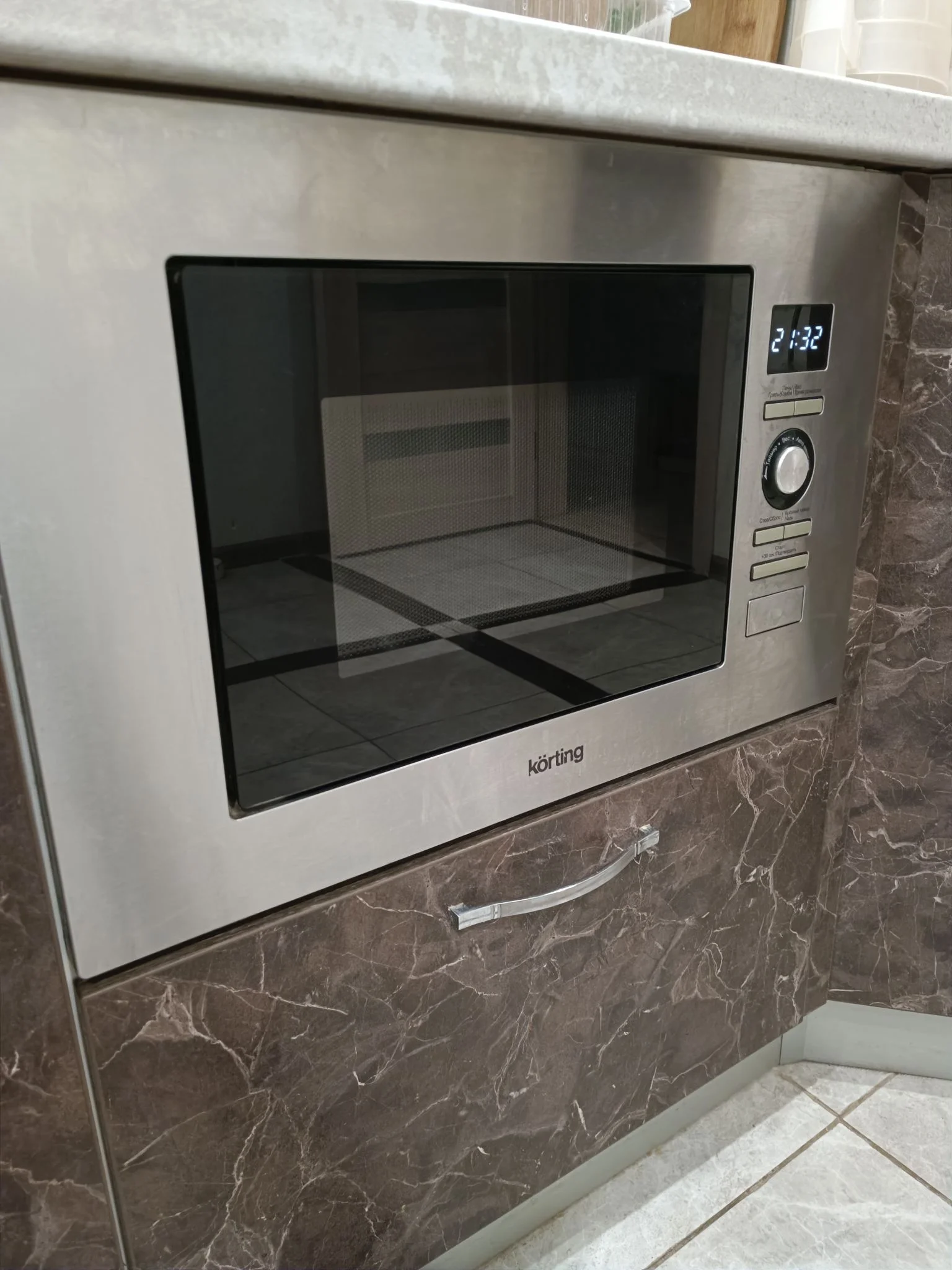 Встраиваемая микроволновая печь СВЧ Korting KMI 720 X