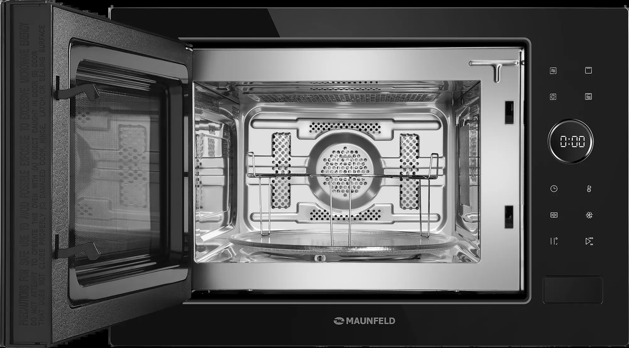 Встраиваемая микроволновая печь СВЧ Maunfeld XBMO252GB Glossy