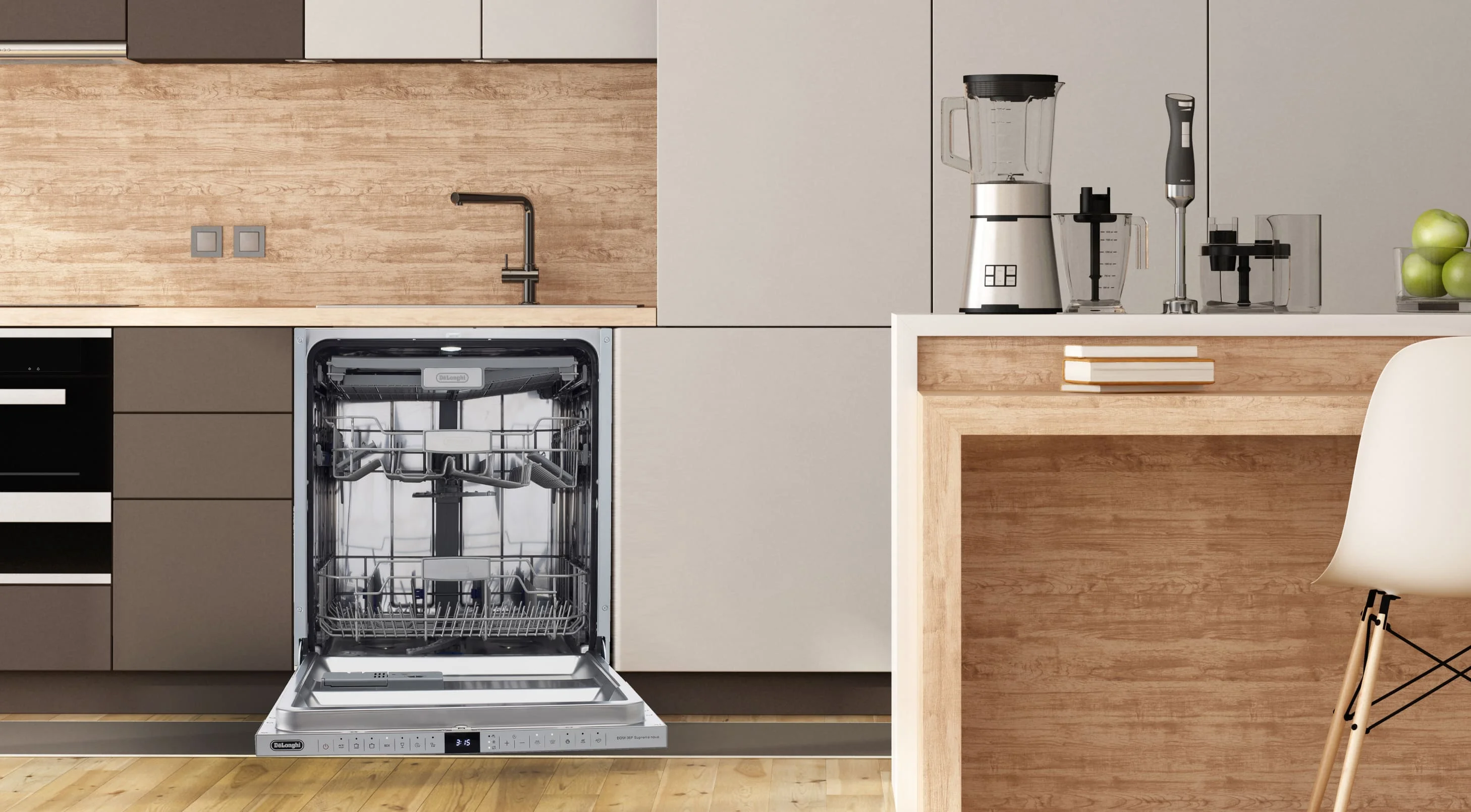 Встраиваемая посудомоечная машина De’Longhi DDW 08S Sodalite