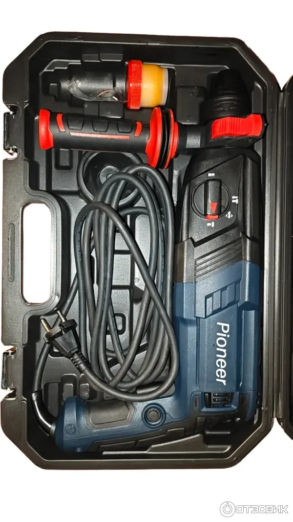 Перфоратор Pioneer RH-E1100H-01C (1100Вт 4 режима 4 Дж. 0-1100об./мин.)