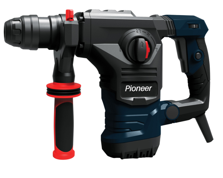 Перфоратор Pioneer RH-E1500V-01C (1500Вт, 4 режима, сила 5 Дж,1200-4100 уд/мин.)