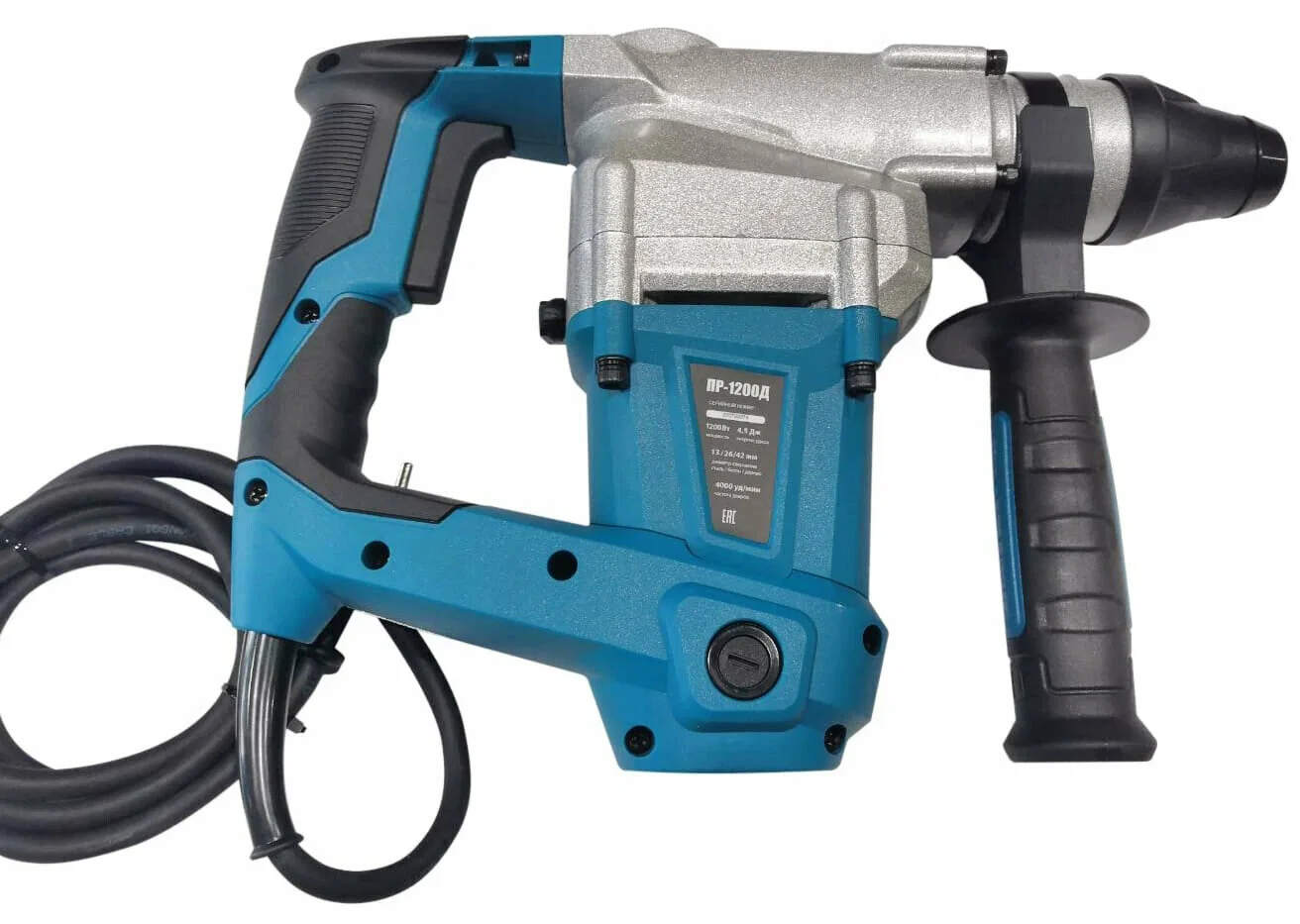 Перфоратор WorkMaster ПР-1200Д (SDS-Plus, 1200 Вт, 4.5 Дж, 4400 уд/мин, 2 скорости)