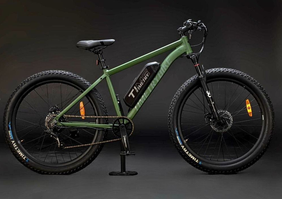 Электровелосипед TIMETRY-DTT088 темно-зеленый 500w, 36В, колёса: 27,5, Li-ion, 40км/ч