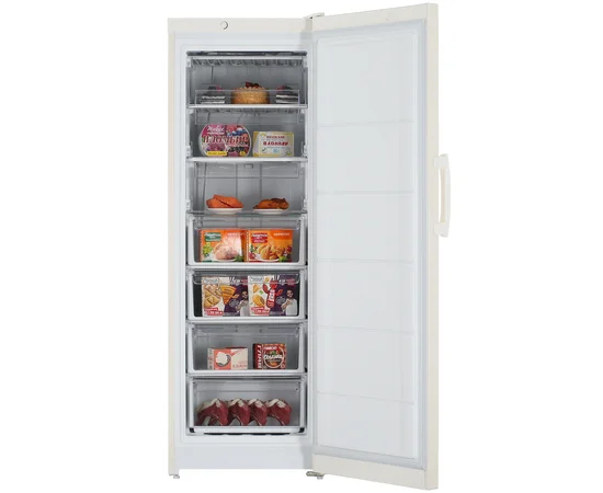 Морозильная камера Indesit DSZ 5175 E, бежевый, 261 л, 4 ящика