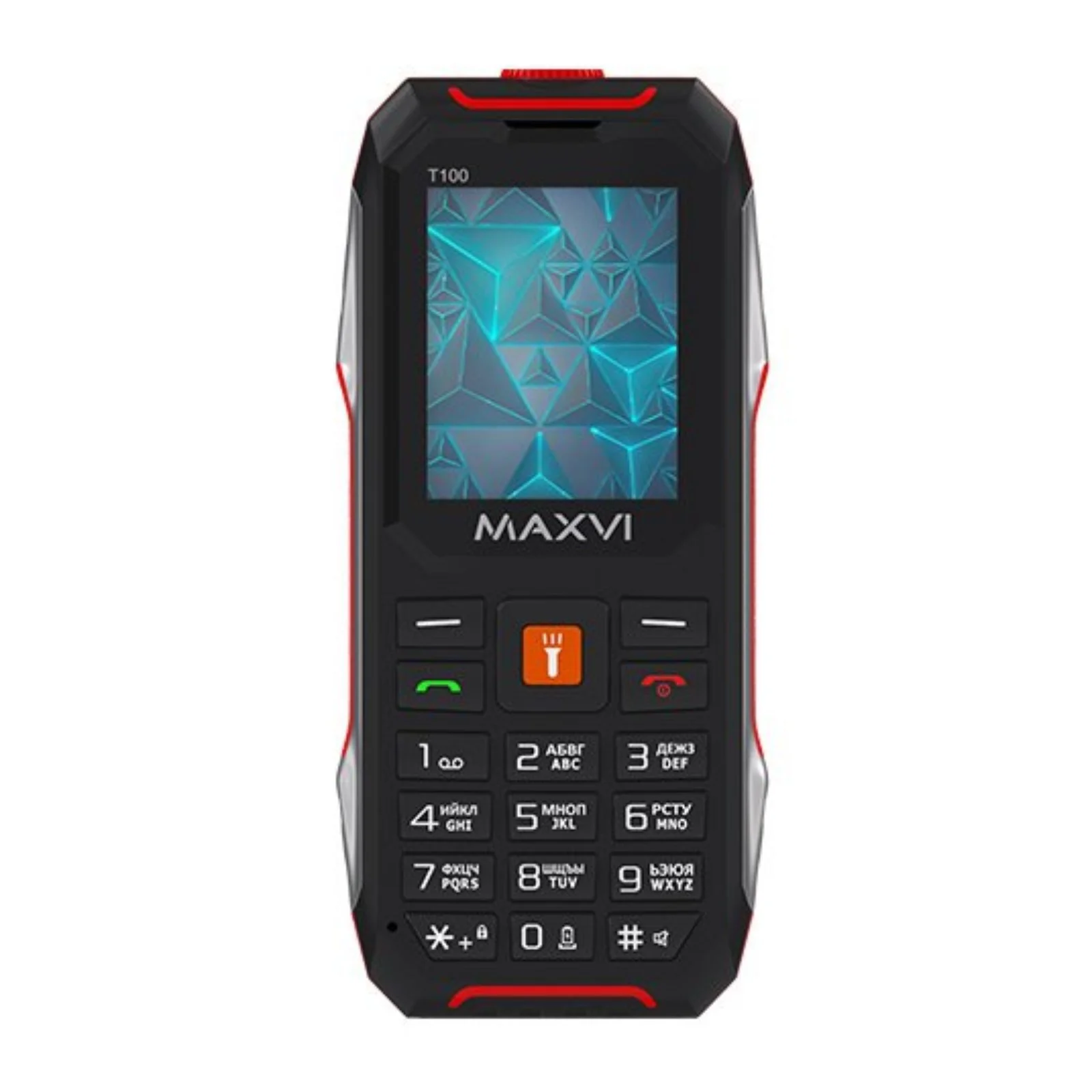Мобильный телефон Maxvi T100 красный