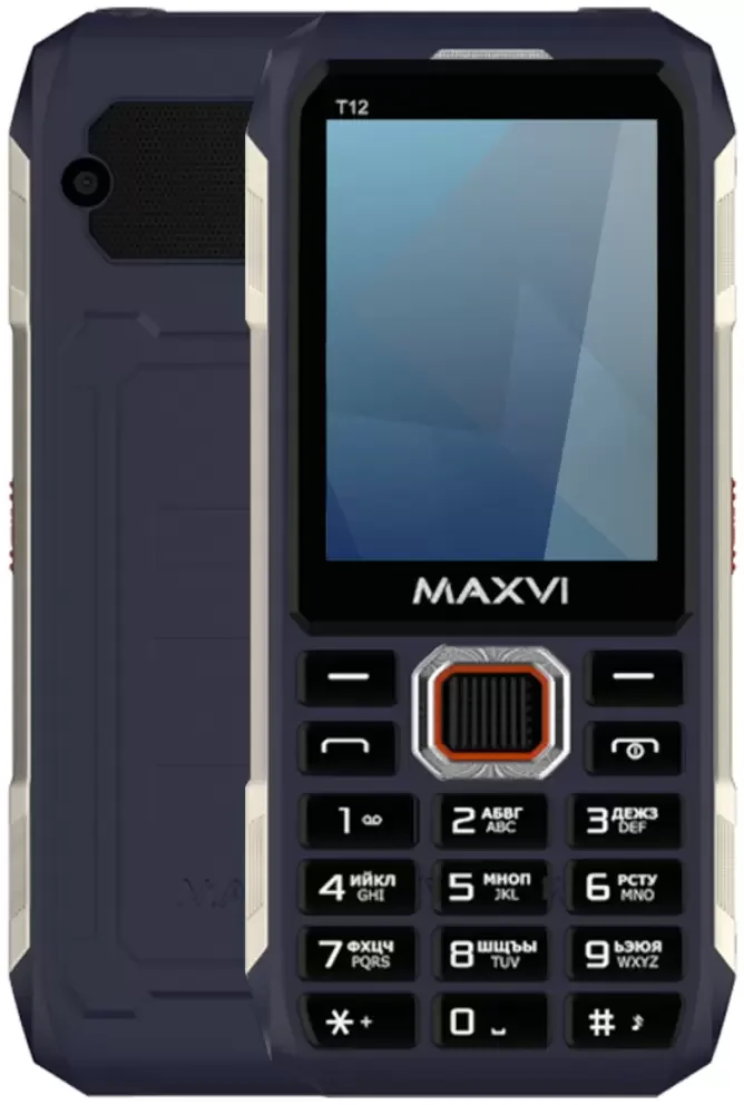 Мобильный телефон Maxvi T12 черный