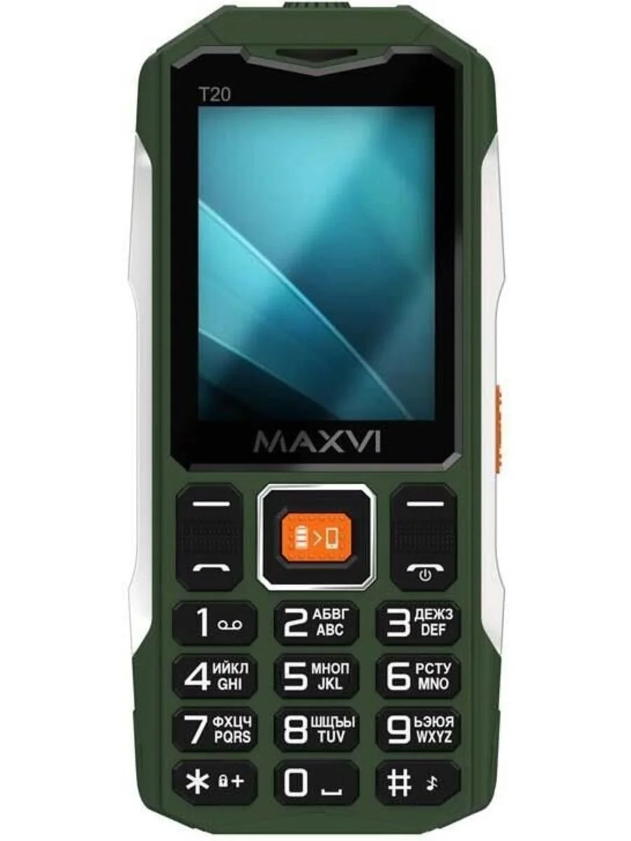 Мобильный телефон Maxvi T20 зеленый