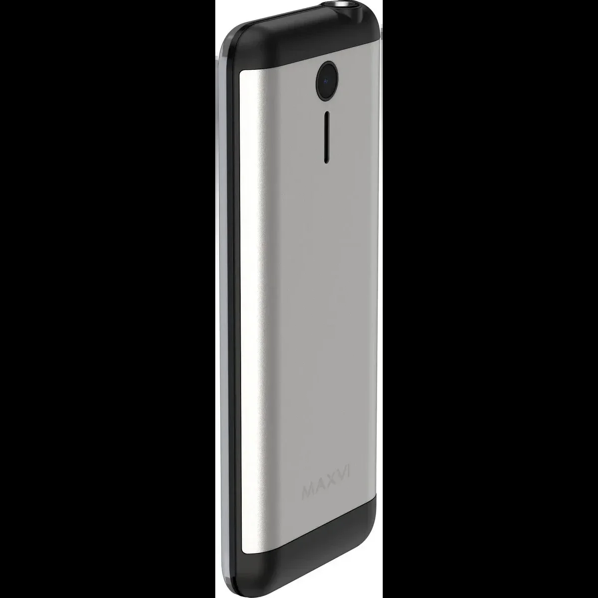 Мобильный телефон Maxvi X10i серебристый металлик