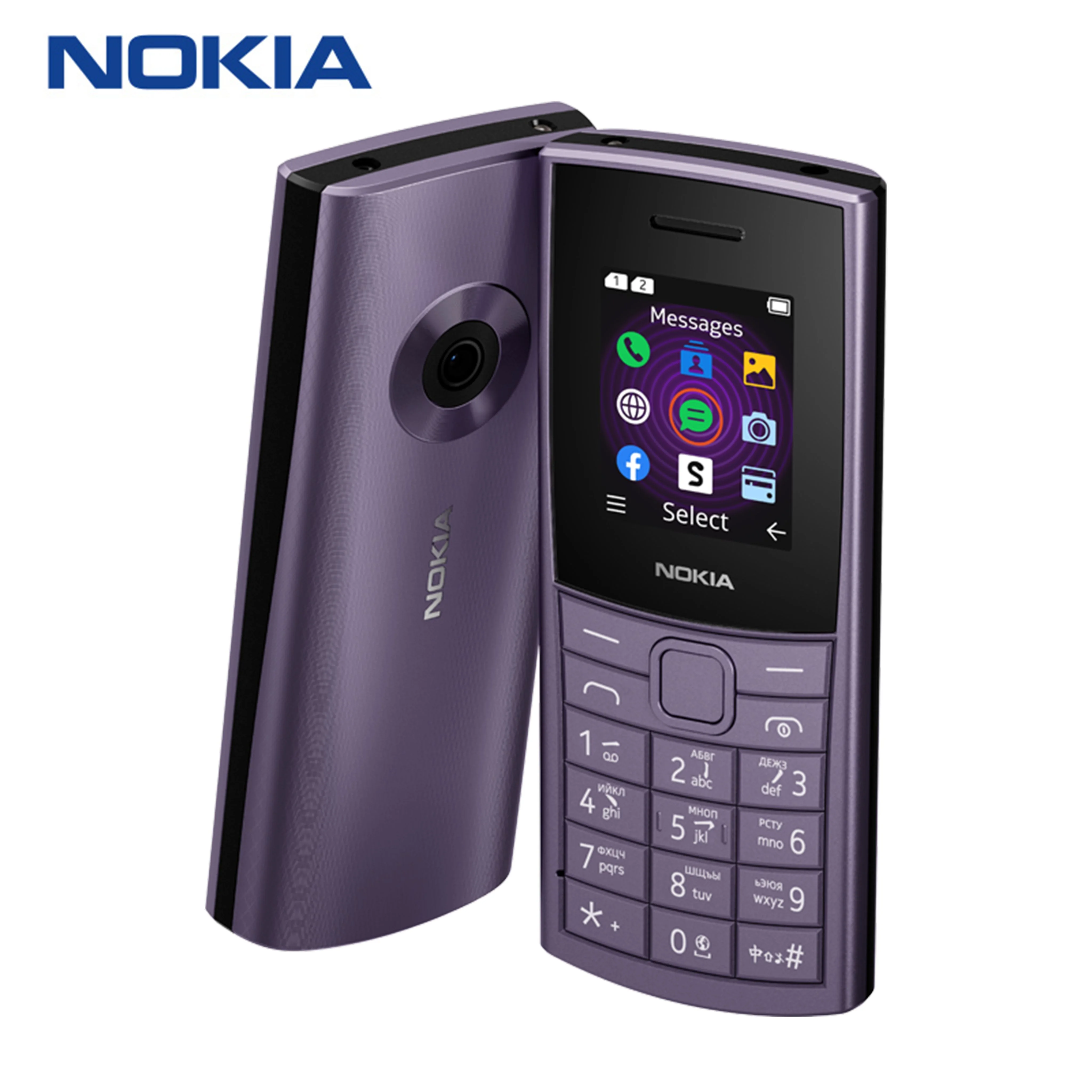 Мобильный телефон Nokia 110 4G TA-1543 DS EAC фиолетовый