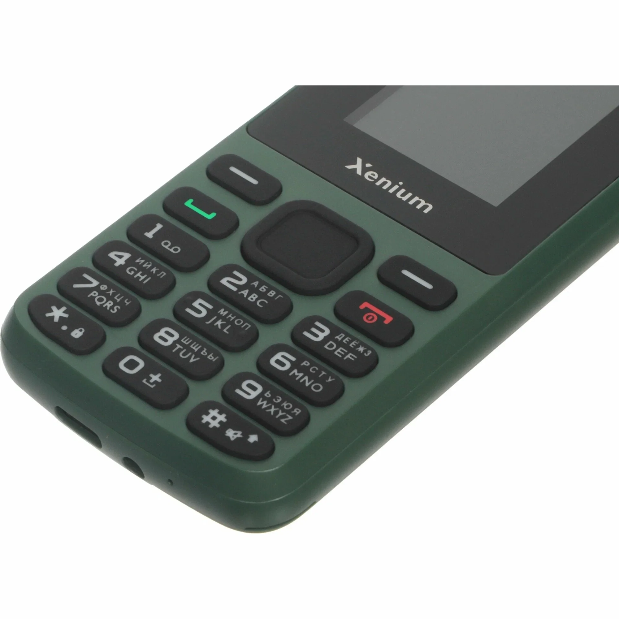 Мобильный телефон Xenium X175 зеленый моноблок 1.77" 128x160 Nucleus GSM900/1800 MP3