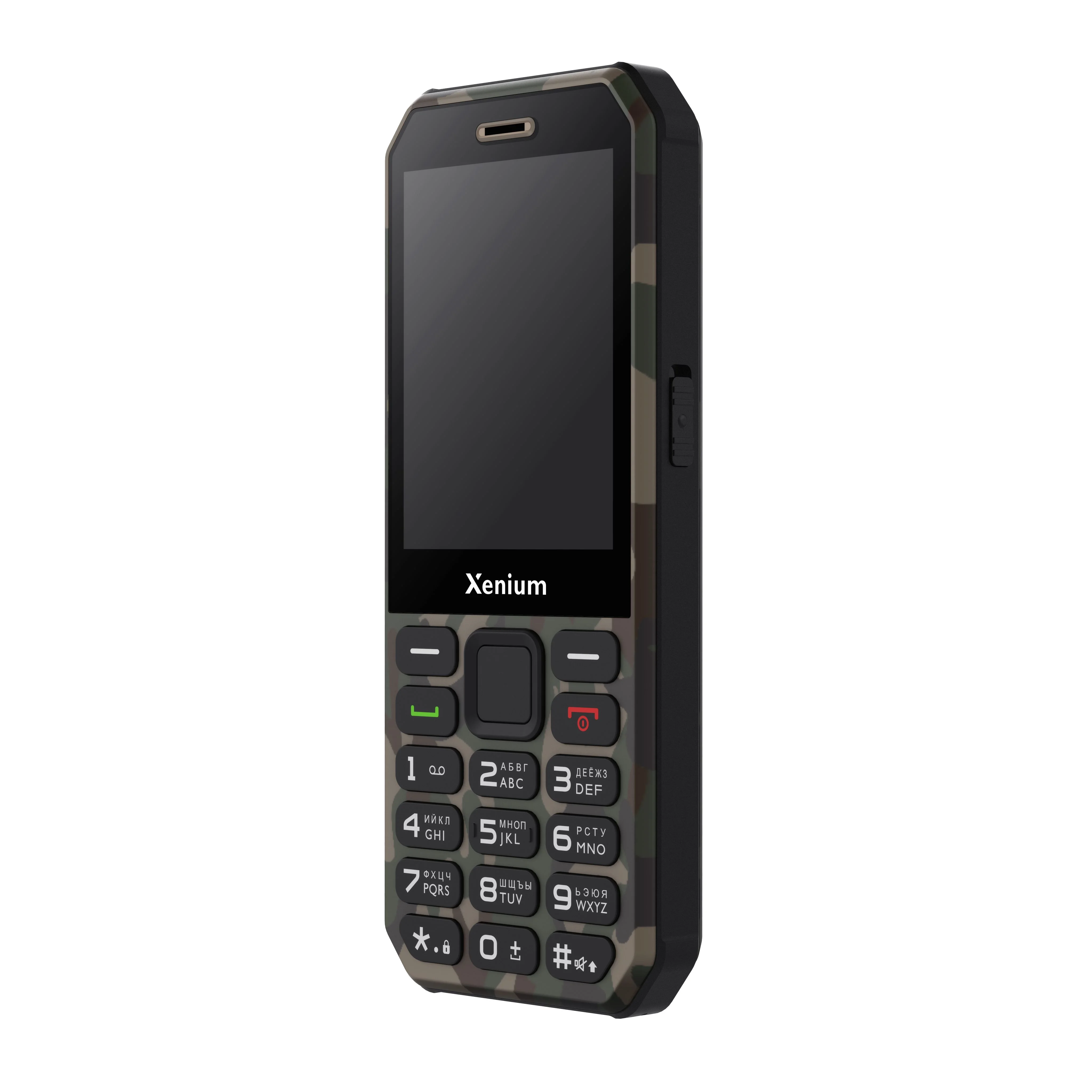 Мобильный телефон Xenium X300 зеленый камуфляж