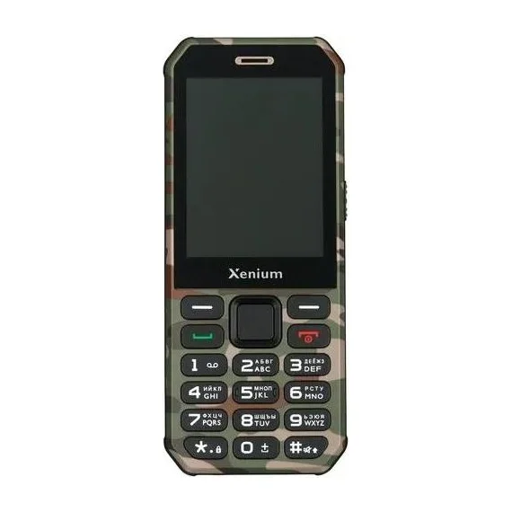 Мобильный телефон Xenium X300 зеленый камуфляж
