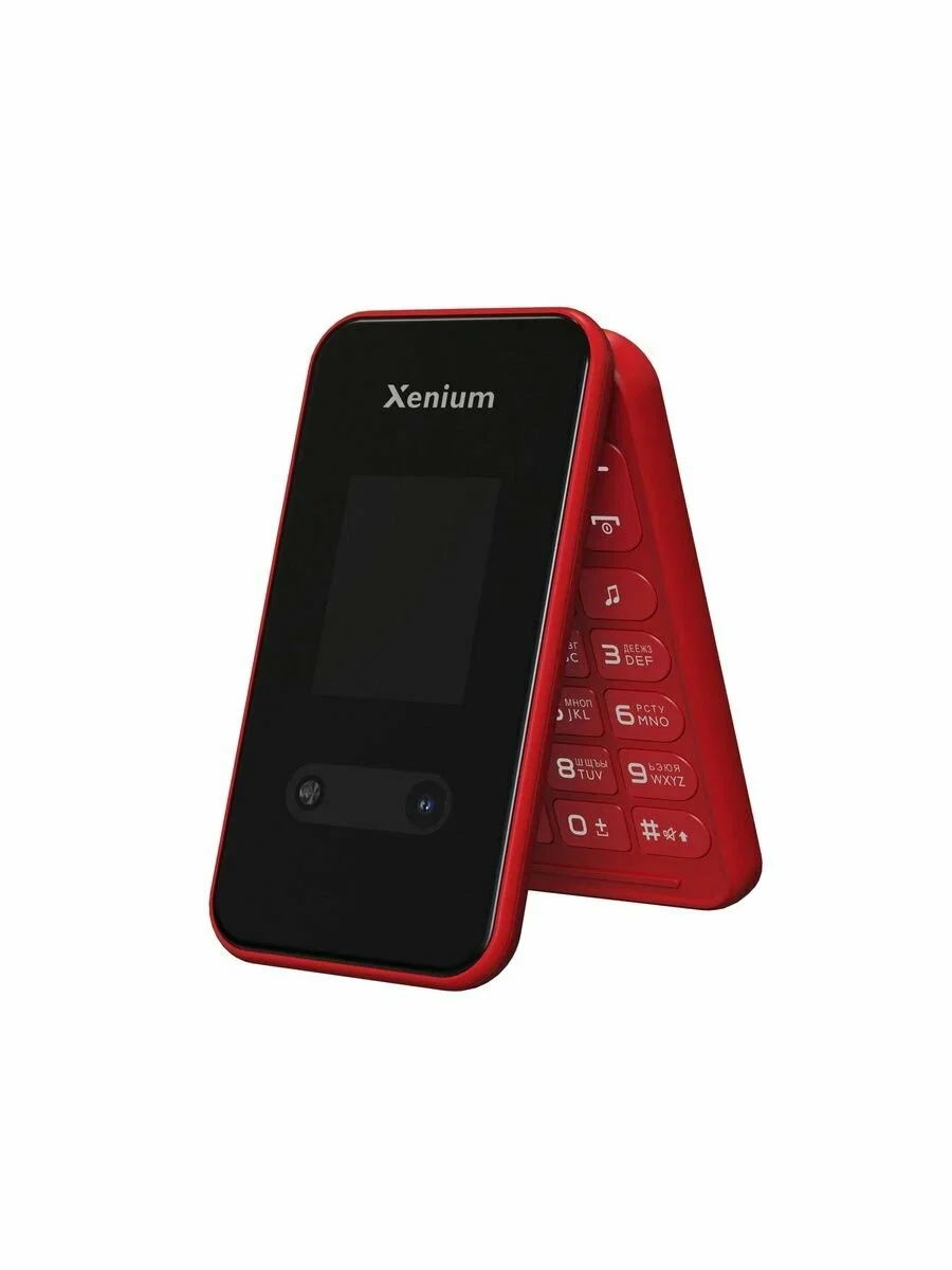 Мобильный телефон Xenium X680 красный раскладной