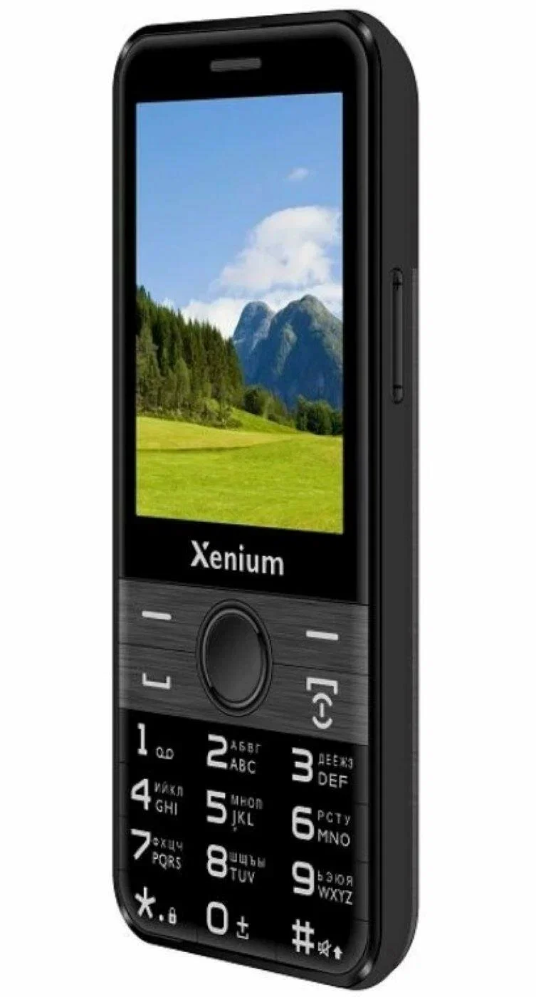 Мобильный телефон Xenium X800 черный моноблок 2Sim 2.8" 240x320 Spreadtrum ThreadX RTOS 0.3Mpix GSM900/1800 MP3 FM microSD max32Gb