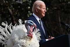 Байден в день своего 81-летия помиловал двух индеек перед Днем благодарения