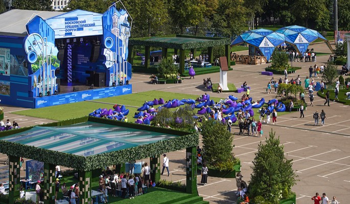 На Московском урбанфоруме в "Лужниках" покажут аудиовизуальный перформанс "Город для каждого"