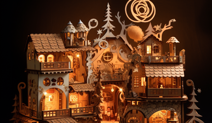 Оригинальные рождественские поделки для детей и взрослых