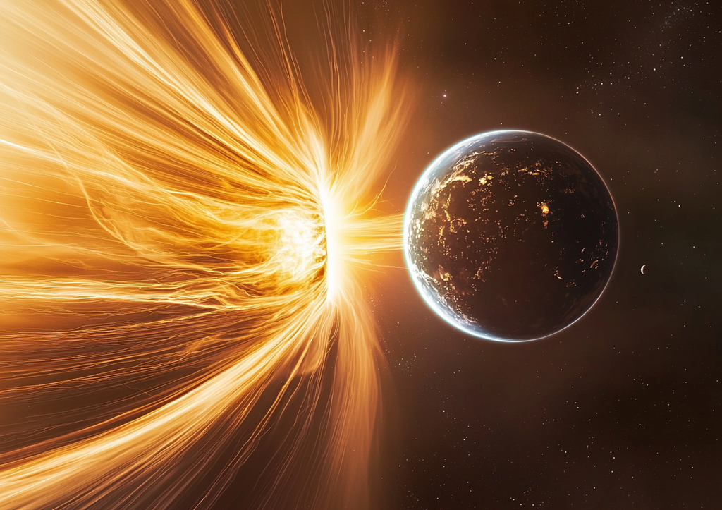 Близкая к классу X вспышка произошла на Солнце