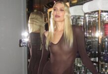 Елена Перминова в платье Belik восхищает элегантностью на фоне Лувра elena perminova v plate voshishhaet elegantnostyu na fone luvra-todey-ru-174289145500-0