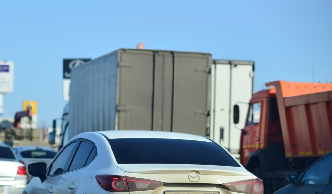 Массовая авария на КАД попала на видео