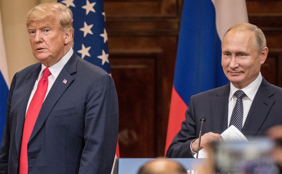 Дональд Трамп и Владимир Путин (Chris McGrath / Getty Images)