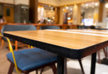 BlurryCafeRestaurantOrCoffeeShopBackgroundAndPerspectiveView