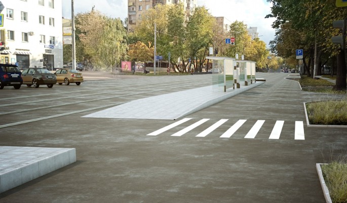 В Москве благоустроят шесть улиц в формате "от дома до дома" в 2023 году