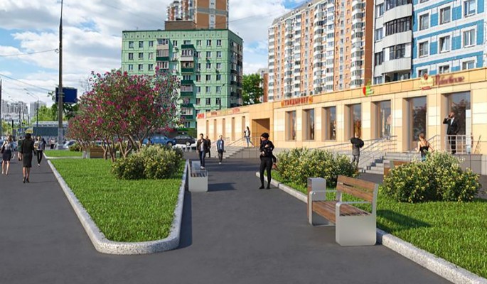 Возле ТПУ "Свиблово" появится пешеходная зона