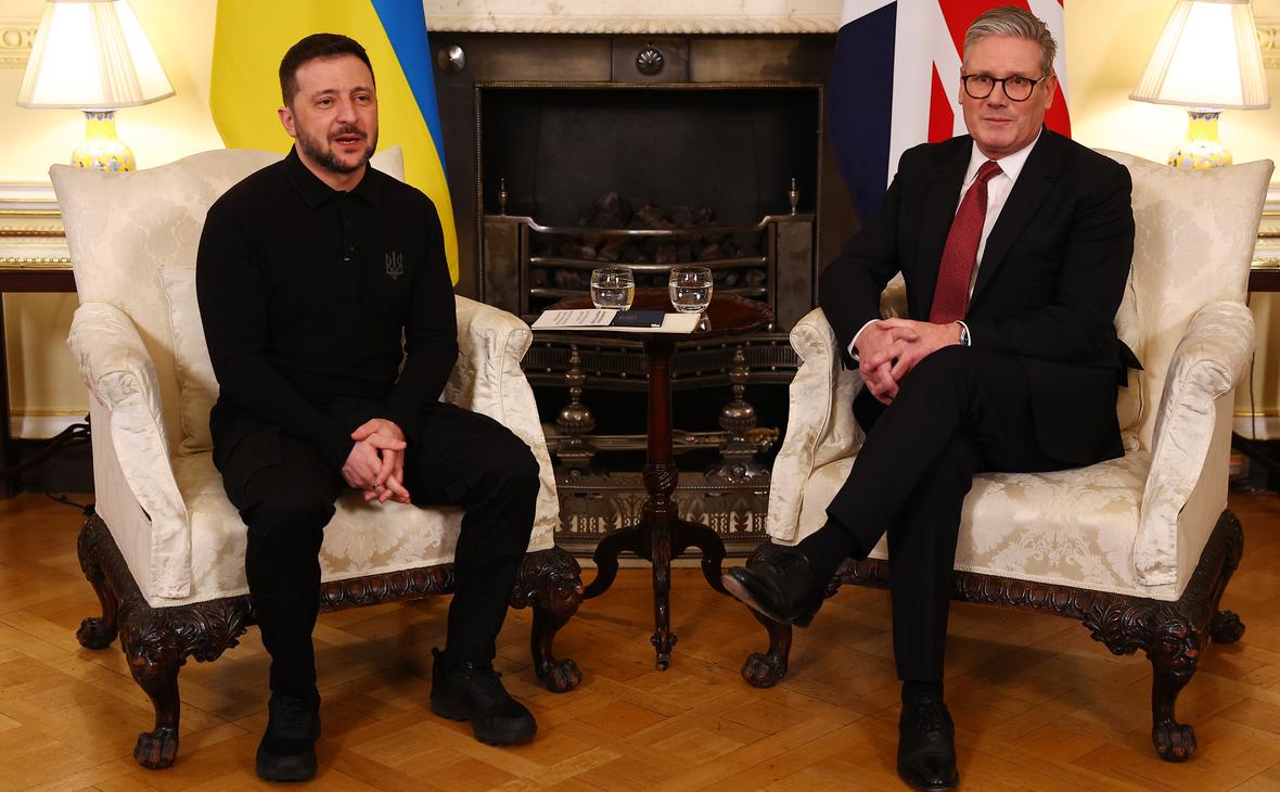Владимир Зеленский и Кир Стармер (Peter Nicholls / Getty Images)