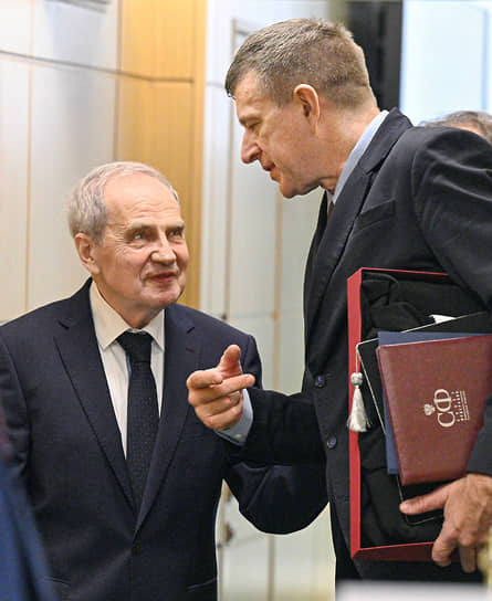 Валерий Зорькин (слева) уверен, что Александр Коновалов станет для Конституционного суда огромным приобретением