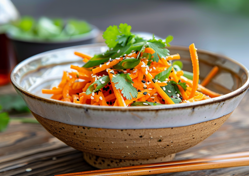 Салат из моркови с уксусом