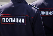 RussianPoliceOfficersDuringAPatrolOnACityStreet