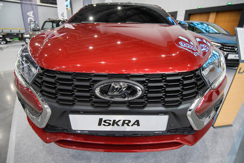 Автомобиль Lada Iskra на выставке Kazan Truck Expo (февраль 2025 года)