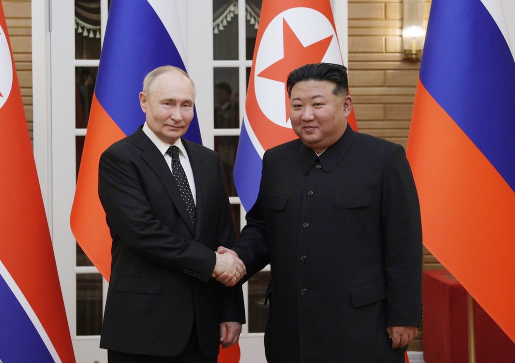 Владимир Путин и Ким Чен Ын