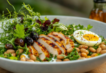 Вкусный салат с курицей и фасолью для похудения — быстро и сытно! vkusnyj salat s kuriczej i fasolyu dlya pohudeniya bystro i sytno-todey-ru-174426027100-0