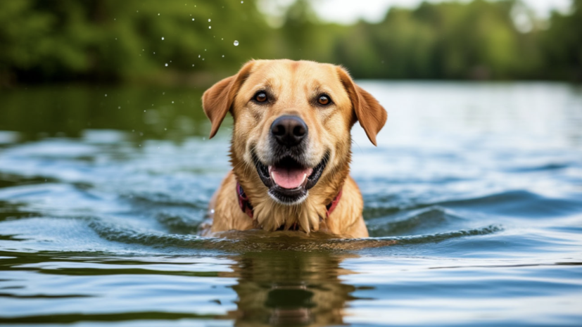 Кинолог Голубев: не стоит принуждать собаку к купанию