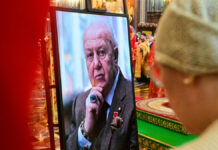 Зураб Церетели ушёл из жизни рядом с Инессой Андроникашвили, люди почтили его память Прощание с Зурабом Церетели в храме Христа Спасителя