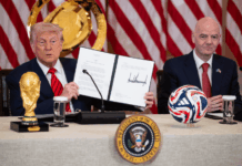 Дональд Трамп и Джанни Инфантино обсуждают судьбу сборной России на ЧМ-2026 donald tramp i dzhanni infantino obsuzhdayut sudbu sbornoj rossii na chm2026-todey-ru-174660805600-0