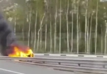 Инцидент с ярким Lamborghini на трассе под Одинцово в Московской области inczident s yarkim na trasse pod odinczovo v moskovskoj oblasti-todey-ru-174776469000-0