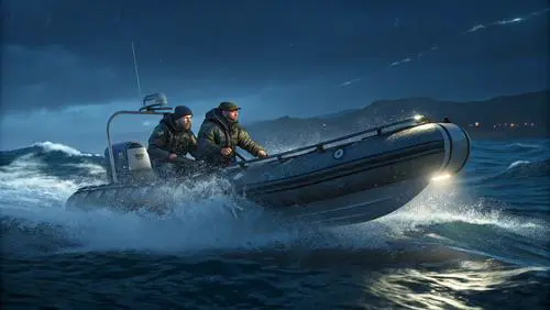 Украинцы пробирались в Крым на Майские — на надувной лодке