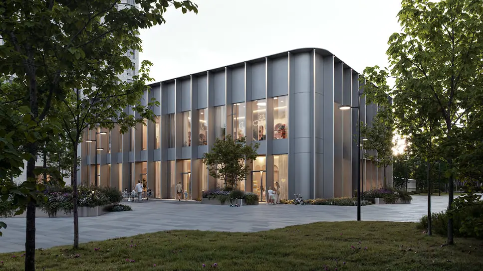 Визуализация детского сада в жилом комплексе STONE Sokolniki