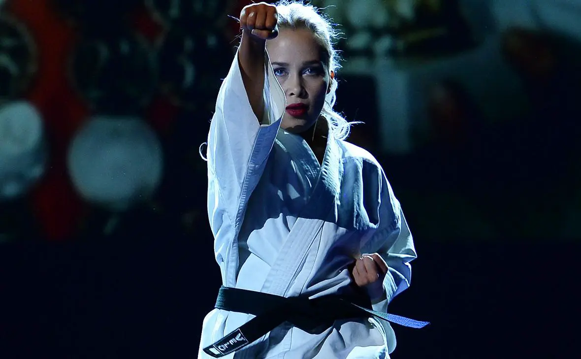 Юлия Беляева принимает участие в финале конкурса Гордость московской полиции в Москве (Екатерина Чеснокова / РИА Новости)