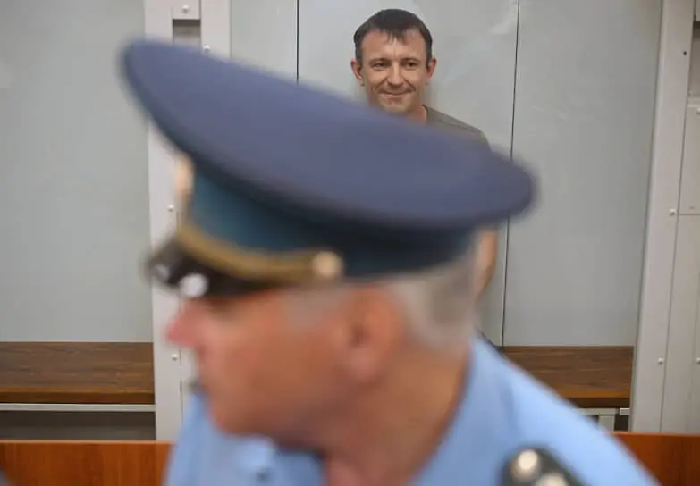 Бывший командующий 58-й армией Иван Попов в суде, 15 июля