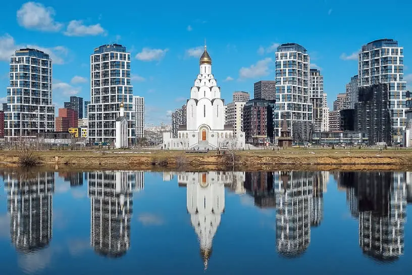 Вид на жилой комплекс Primavera в Москве