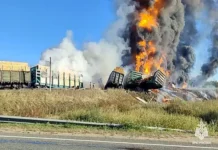 В Смоленской области произошел сход грузового поезда с рельсов на МЖД v smolenskoj oblasti proizoshel shod gruzovogo poezda s relsov na mzhd-todey-ru-0