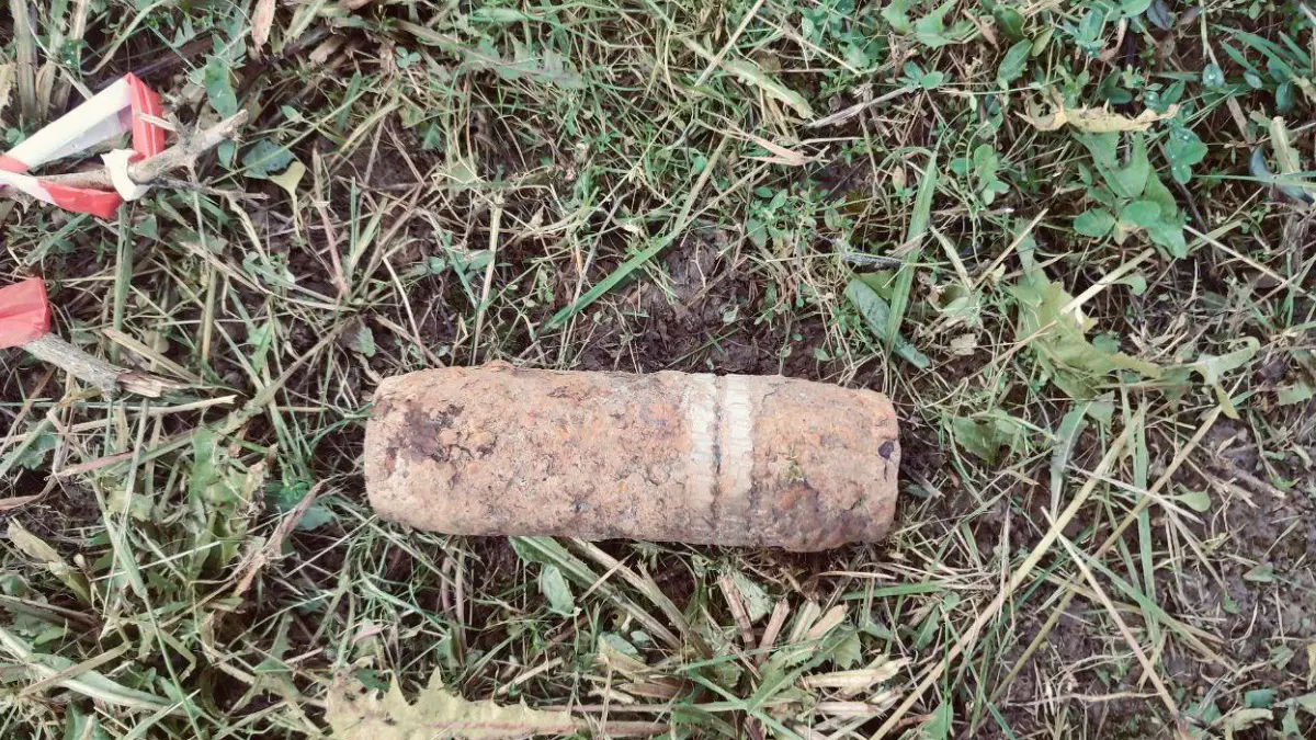 Подмосковные спасатели ликвидировали 76‑миллиметровый снаряд времен ВОВ