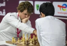 Магнус Карлсен и Нодирбек Абдусатторов устроили сражение века в Дохе magnus karlsen i nodirbek abdusattorov ustroili srazhenie veka v dohe-todey-ru-0